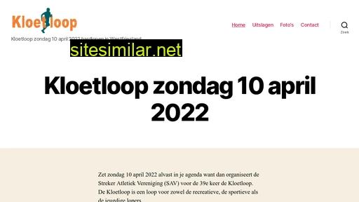 kloetloop.nl alternative sites