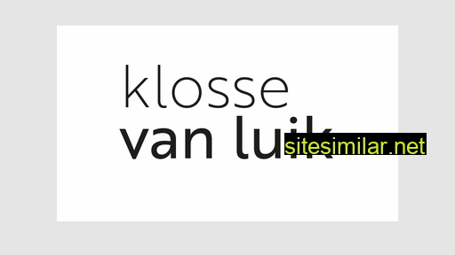 klossevanluik.nl alternative sites