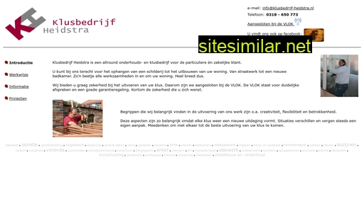 klusbedrijf-heidstra.nl alternative sites