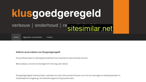 klusgoedgeregeld.nl alternative sites