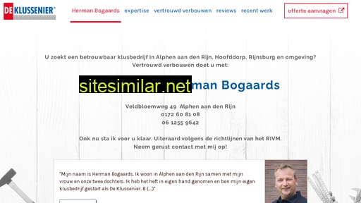 klussenierhermanbogaards.nl alternative sites