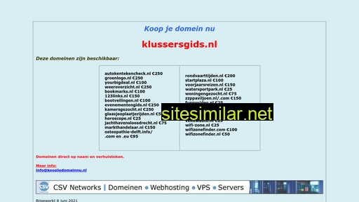 klussersgids.nl alternative sites