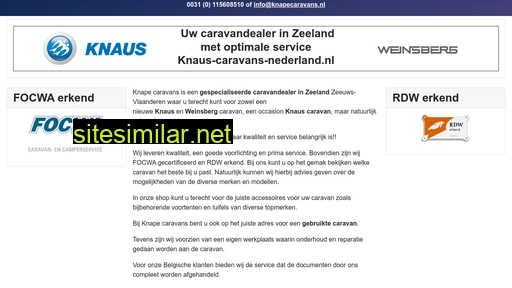 knaus-caravans-nederland.nl alternative sites