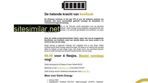 knoflookisgezond.nl alternative sites