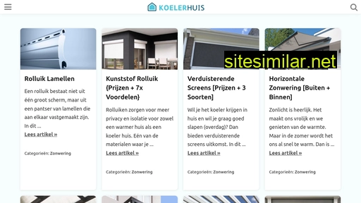 koelerhuis.nl alternative sites