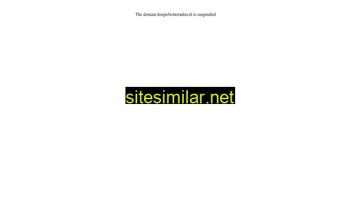 koepelwmoraden.nl alternative sites