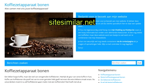 koffiezetapparaatbonen.nl alternative sites