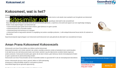 kokosmeel.nl alternative sites