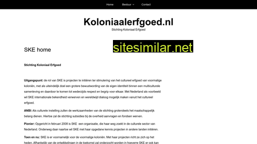 koloniaalerfgoed.nl alternative sites