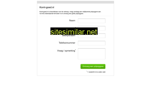 komt-goed.nl alternative sites