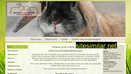 konijnenparadijs.nl alternative sites