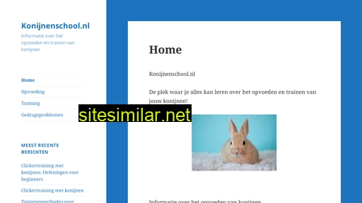 konijnenschool.nl alternative sites