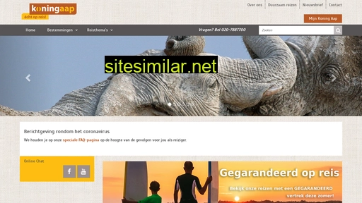 koningaap.nl alternative sites