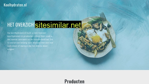 koolhydraten.nl alternative sites