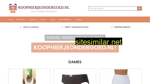 koophierjeondergoed.nl alternative sites