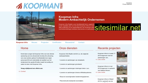 koopmaninfra.nl alternative sites