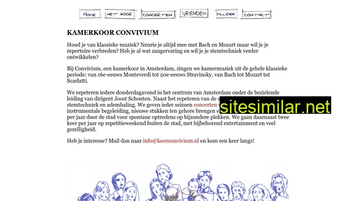 koorconvivium.nl alternative sites