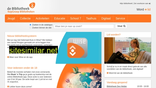 kopgroepbibliotheken.nl alternative sites