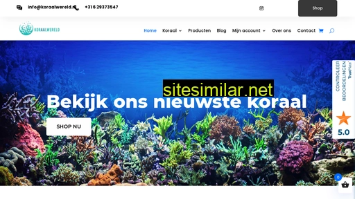 koraalwereld.nl alternative sites
