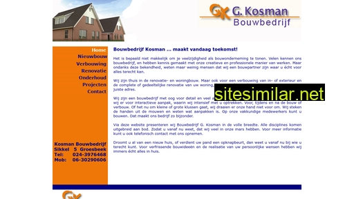 kosman-bouwbedrijf.nl alternative sites