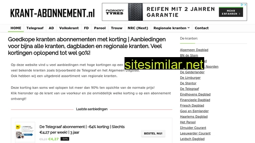 krant-abonnement.nl alternative sites