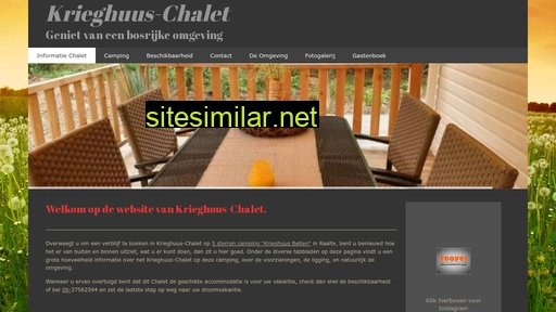 krieghuus-chalet.nl alternative sites