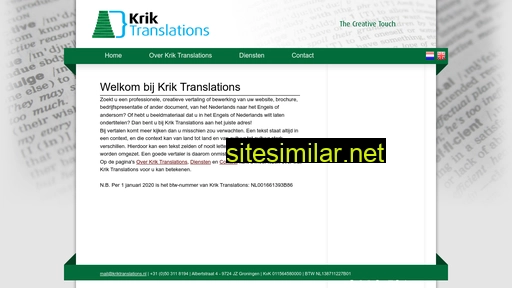 kriktranslations.nl alternative sites