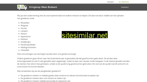 kringloopwestbrabant.nl alternative sites