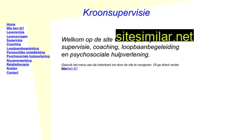 kroonsupervisie.nl alternative sites