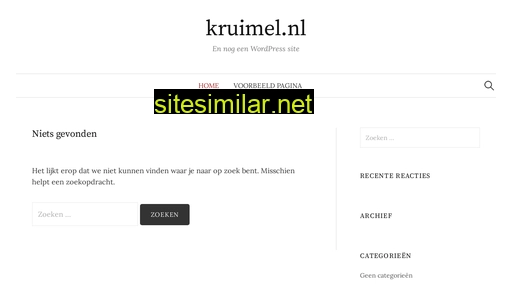 kruimel.nl alternative sites