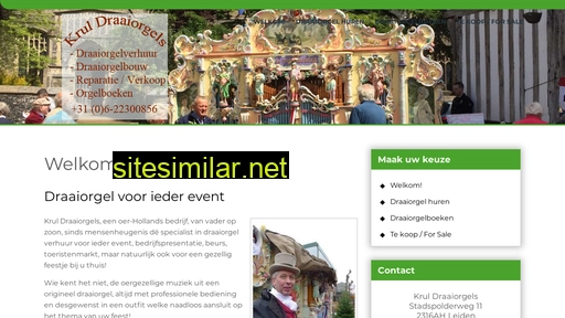 kruldraaiorgels.nl alternative sites