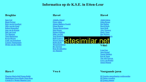 kseinformatica.nl alternative sites