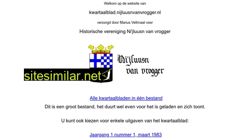kwartaalblad.nl alternative sites