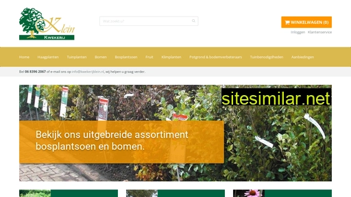 kwekerijklein.nl alternative sites