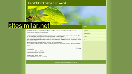 kwekerijvandewaart.nl alternative sites