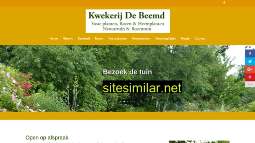 kwekerijdebeemd.nl alternative sites