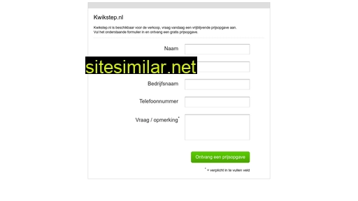kwikstep.nl alternative sites