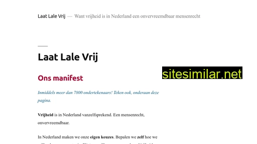 laatlalevrij.nl alternative sites