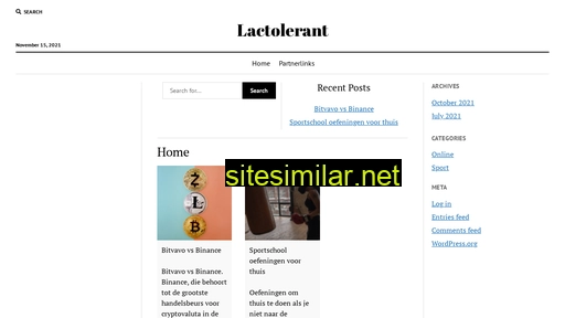 lactolerant.nl alternative sites