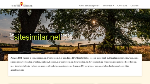 landgoeddegrootescheere.nl alternative sites