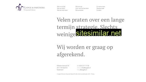 langefinancieeladvies.nl alternative sites