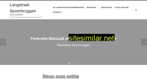 langstraatspoorbruggen.nl alternative sites