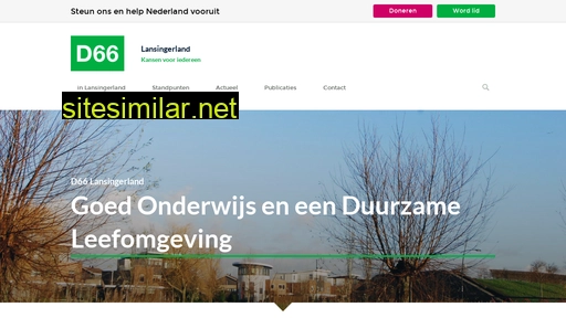 lansingerland.d66.nl alternative sites