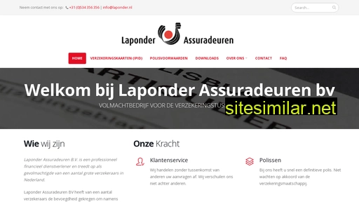 laponderassuradeuren.nl alternative sites