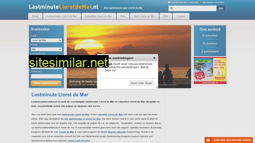 lastminutelloretdemar.nl alternative sites