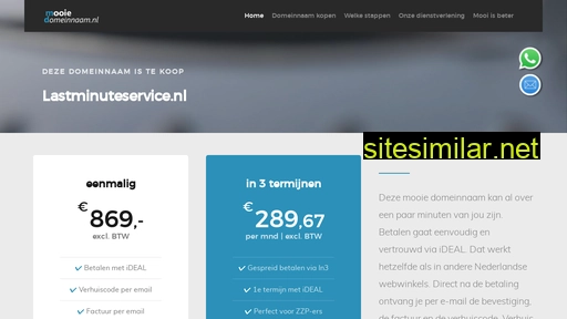 lastminuteservice.nl alternative sites