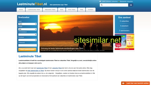 lastminutetibet.nl alternative sites