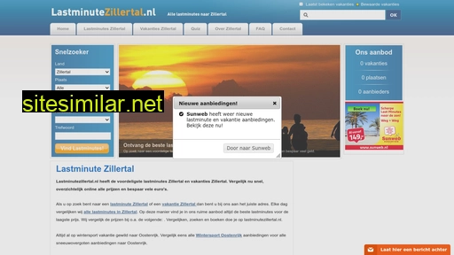 lastminutezillertal.nl alternative sites