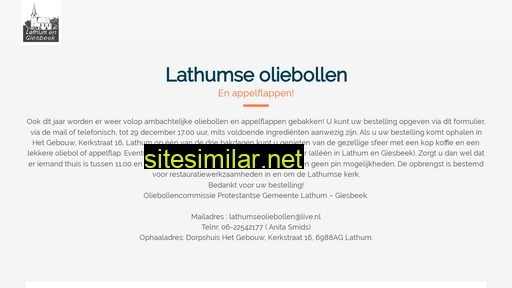 lathumseoliebollen.nl alternative sites