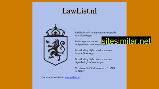 lawlist.nl alternative sites